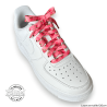 1 paire de lacets plats fruits - couleur rose framboise