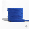 1 paire de lacets plats classiques - couleur bleu roi