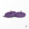 1 paire de lacets plats classiques - couleur violet foncé