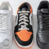 1 paire de lacets élastiques sneakers - couleur jaune