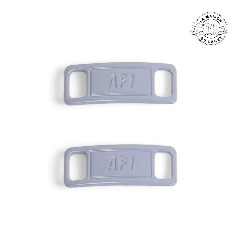 1 paire d'embouts de lacet AF1 - Gris | LMDL