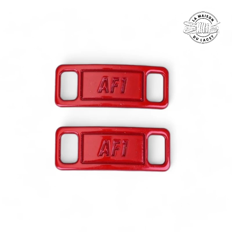 1 paire d'embouts de lacet AF1 - Rouge | LMDL