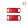 1 paire d'embouts de lacet AF1 - Rouge | LMDL