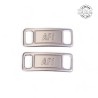 1 paire d'embouts de lacet AF1 - Argent | LMDL