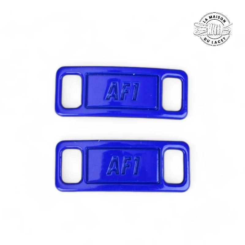 1 paire d'embouts de lacet AF1 - Bleu | LMDL